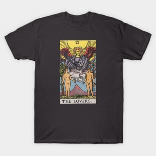 Tarot Deck - Major Arcana - VI - The Lovers T-Shirt